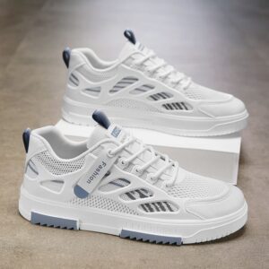 2025 summer new breathable mesh shoes men's trendy versatile little white shoes student athleisure sneakers trendy shoes