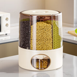 Home cereals rotating storage box